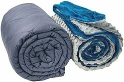 Aviano Premium Weighted Blanket For Adults - 15 Lbs With Removable Duvet Cover (Royal Blue) For Queen Size Bed (60x80 In.) - Heavy Heating Blankets For Restlessness -Electric Blankets Sales Store 51v99oHLgtL. AC 4