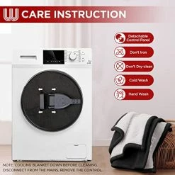 Warmrest Electric Throw Blanket Heated Blanket With 6 Heating Levels And 4 Hours Auto Shut Off, Flannel To Sherpa Super Cozy Heating Blanket, Machine Washable, 50" X 60", Charcoal -Electric Blankets Sales Store 51vEV2lVe1L