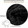 Coolplus Fleece Weighted Blanket 15 Lbs, Soft Sherpa And Plush Fleece Dual Sided Throw For Adult Sleeping, Napping And Snugging, Gift For Friends, 48 X 72 Inch, Black -Electric Blankets Sales Store 51wLe9IUO4L