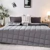 LIANLAM Weighted Blanket 15 Lbs (60"x80", Grey),Cooling Weighted Blanket For Adults, Soft Heavy Blanket With Glass Beads With 100% Cotton Material 2 LIANLAM Weighted Blanket 15 Lbs (60"x80", Grey),Cooling Weighted Blanket For Adults, Soft Heavy Blanket With Glass Beads With 100% Cotton Material -Electric Blankets Sales Store 51wjPf3tKyL