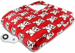 Serta Shiny Sherpa Electric Heated Warming Throw Blanket Penguin Red 11 Serta Shiny Sherpa Electric Heated Warming Throw Blanket Penguin Red -Electric Blankets Sales Store 51wqzMawN5L. AC
