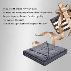 Weighted Blankets For Kids And Adults, 60''x80'' 15lbs, 100% Breatehable Cotton With Premium Glass Beads Of Heavy Blanket, Can Be Used In All Seasons , Dark Grey By Asfrost -Electric Blankets Sales Store 51xbQXUKmNL