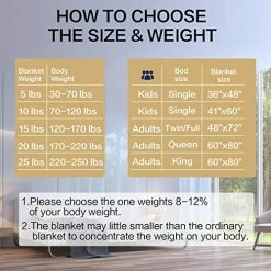 LIANLAM Weighted Blanket 15 Lbs (60"x80", Grey),Cooling Weighted Blanket For Adults, Soft Heavy Blanket With Glass Beads With 100% Cotton Material -Electric Blankets Sales Store 51xxpl0qkGL