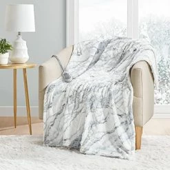 MP2 Plush Sherpa Throw Electric Blanket For Lap W/ 3 Heating Levels & 2 Hours Auto Shut Off, UL Certified EMF Radiation Safe, Machine Washable, 50"x60", Frost Grey 28 MP2 Plush Sherpa Throw Electric Blanket For Lap W/ 3 Heating Levels & 2 Hours Auto Shut Off, UL Certified EMF Radiation Safe, Machine Washable, 50"x60", Frost Grey -Electric Blankets Sales Store 51y49cRoQ8L. AC