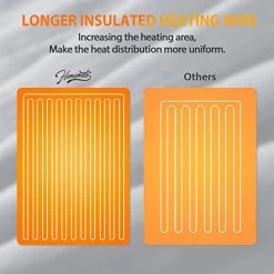 Homemate Heated Blanket Electric Throw - 50"x60" Heating Blanket Throw 4 Hours Auto-Off 5 Heat Levels Heat Blanket Over-Heat Protection Flannel Sherpa Heater Blanket Electric ETL Certification Red 19 Homemate Heated Blanket Electric Throw - 50"x60" Heating Blanket Throw 4 Hours Auto-Off 5 Heat Levels Heat Blanket Over-Heat Protection Flannel Sherpa Heater Blanket Electric ETL Certification Red -Electric Blankets Sales Store 51yHNWK2vBL