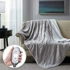Hyde Lane Sherpa Electric Throw Blanket | Premium Snow Leopard 60x70 Oversized Plush Heating Blanket | Extra Cozy & Soft | 3 Heat Settings | Auto-Shutoff | Machine Washable -Electric Blankets Sales Store 51yMdkjFhKL. AC