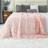 Sherpa Fleece Weighted Blanket 15lbs For Adult, Immtree Soft Flannel Shaggy Cozy Fuzzy Fluffy Heavy Hug Blanket, Dual Sided Sofa Bedding Bed Sofa Blanket For Better Sleep, 48 X 72 Inches, Pink -Electric Blankets Sales Store 51yr1VD3QsL