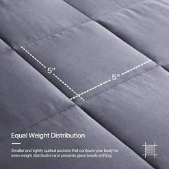 Soothe Lab Cooling Weighted Blanket | 100% Bamboo Viscose | 20 Lbs For 170-240 Lbs Individual, 60"x 80", Queen Size | Bamboo Weighted Blanket Adult -Electric Blankets Sales Store 51yzZlAuSGL