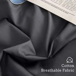 ZonLi 80''x87'' Dark Grey Duvet Cover, Oeko-tex Certified 100% Cotton,King Size Removable Duvet Cover For Weighted Blanket -Electric Blankets Sales Store 61HiZXtYQCL