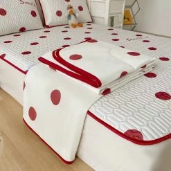 Flyafish Coolin Weighted Blanket — Cooling Cotton & Glass Beads, Ice Cold Feeling, Premium Material (Point,BearSsky) Suit For One Person, Use On Twin Bed -Electric Blankets Sales Store 61QPoUZIvUL