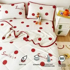 Flyafish Coolin Weighted Blanket — Cooling Cotton & Glass Beads, Ice Cold Feeling, Premium Material (Point,BearSsky) Suit For One Person, Use On Twin Bed -Electric Blankets Sales Store 61YHqJwsjmL