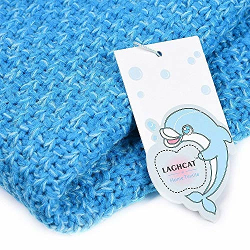 LAGHCAT Mermaid Tail Blanket Crochet Mermaid Blanket For Adult, Soft All Seasons Sleeping Blankets, Classic Pattern (71"x35.5", Blue) 6 LAGHCAT Mermaid Tail Blanket Crochet Mermaid Blanket For Adult, Soft All Seasons Sleeping Blankets, Classic Pattern (71"x35.5", Blue) - Image 4