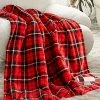 Octrot Electric Heated Blanket, 10 Heating Level Throw Blanket & 5 Options Auto Off & 5 Min Fast Heating Blanket For Adult, Sherpa Heated Blanket Soft Lap Warming (50''x62'', Red Plaid) -Electric Blankets Sales Store 61ewMVY9B1L