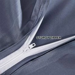 Dornroscn Weighted Blanket Cover Cooling Bamboo Duvet Cover For Blanket Removable Queen Size Duvet Covers For Weighted Blankets 60''x80'' Navy Blue -Electric Blankets Sales Store 61kbwMUT5SL