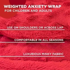 Mosaic Weighted Blankets Weighted Shoulder Wrap (Red) -Electric Blankets Sales Store 61lsIFUJCzL