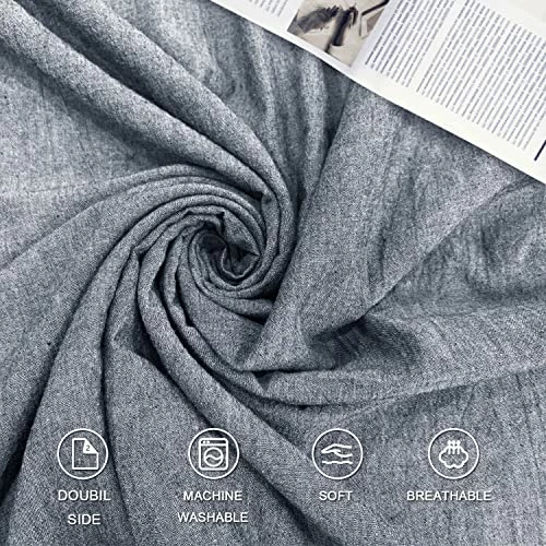 Generic Duvet Cover For Weighted Blanket, Heavy Blanket Removable Cover With Breathable Washed Cotton, Microfiber Duvet Cover & Side Zipper With 4 Corner Ties (60"x80") 5 Generic Duvet Cover For Weighted Blanket, Heavy Blanket Removable Cover With Breathable Washed Cotton, Microfiber Duvet Cover & Side Zipper With 4 Corner Ties (60"x80") - Image 3