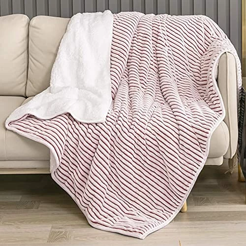 Topblan Weighted Blanket - Soft Sherpa Weighted Blanket 15 Pounds For Men & Women, Super Warm Heavy Fleece Weighted Blanket 48" X 72" , Grey 15 Topblan Weighted Blanket - Soft Sherpa Weighted Blanket 15 Pounds For Men & Women, Super Warm Heavy Fleece Weighted Blanket 48" X 72" , Grey - Image 13